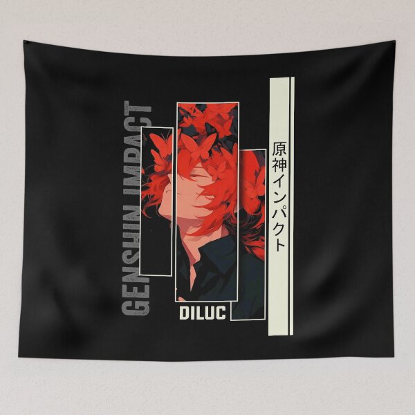 Item preview, Diluc - Genshin Impact designed and sold by gontijoart.