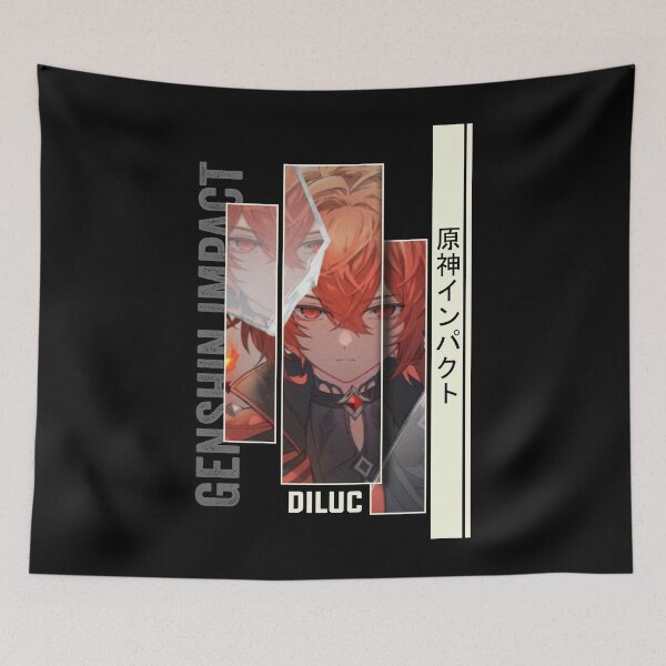 Item preview, Diluc - Genshin Impact designed and sold by gontijoart.