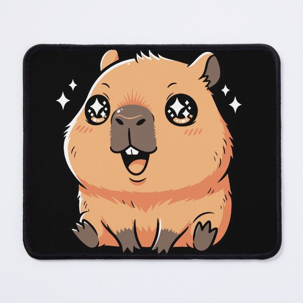 Item preview, Cute Funny Capybara – Kawaii Chibi Animal Character designed and sold by StudioJohan.