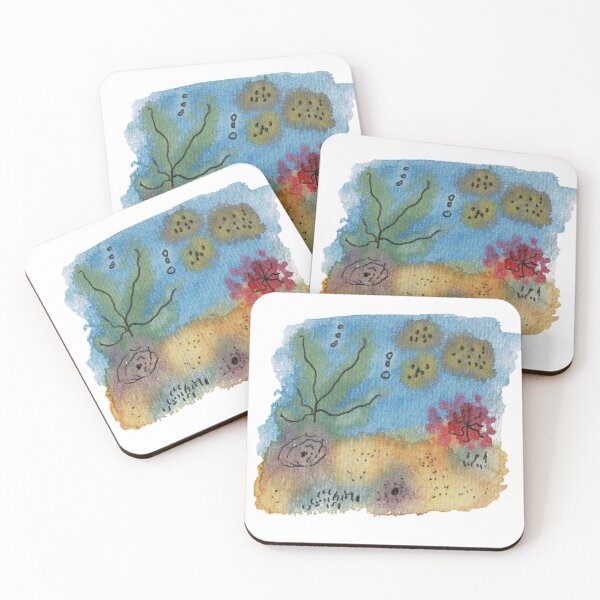 Item preview, Watercolour Painting Under the Sea designed and sold by malachihann.