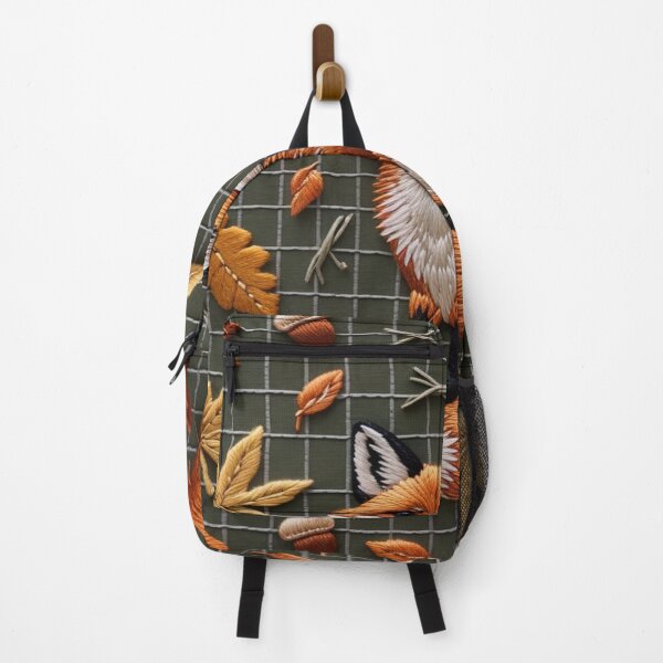 Item preview, Fox pattern embroidered with threads designed and sold by saly55887.