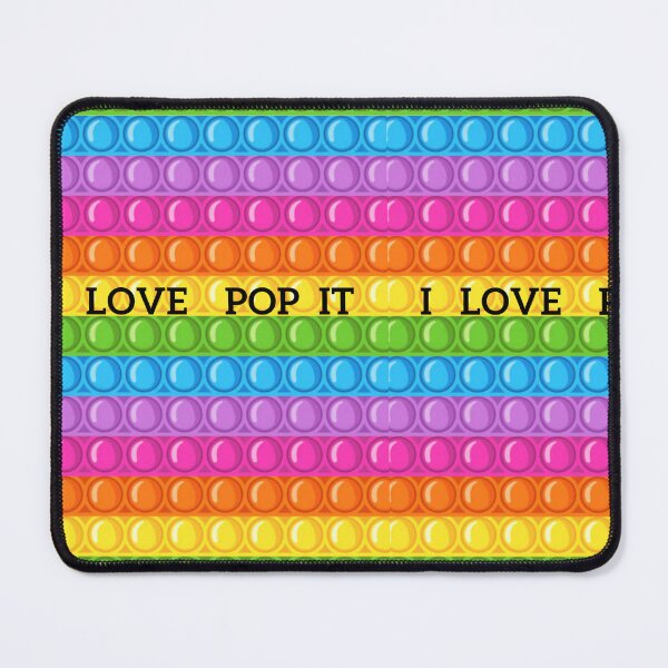 Item preview, I LOVE POPIT - Colorful Pop It Fidget Toy Pattern – Fun Back to School Design for Bags & More designed and sold by Anahit Petrosyan Art Studio & Unique Print Designs for a Gift.