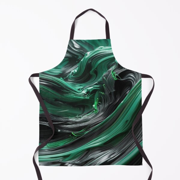 Item preview, wavy green pattern designed and sold by saly55887.