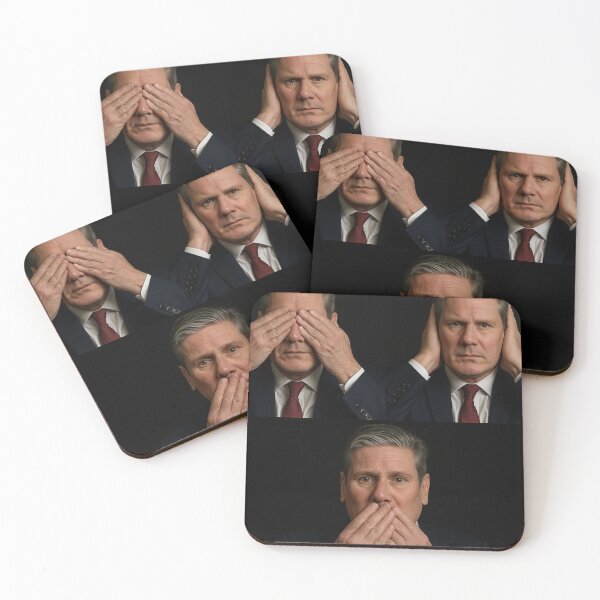 Item preview, Keir Starmer – See No Evil, Hear No Evil, Speak No Evil designed and sold by ViralByDesign.