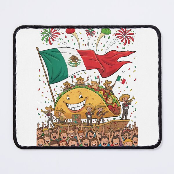 Item preview, Mexican flag Funny Taco designed and sold by Uglyandcute.