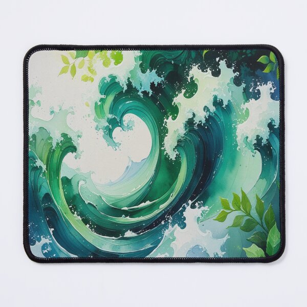 Item preview, Leaf and Waves Pattern designed and sold by saly55887.