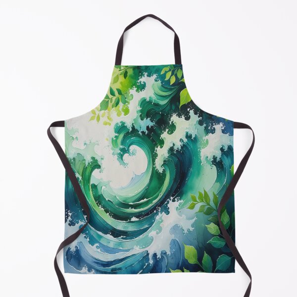 Item preview, Leaf and Waves Pattern designed and sold by saly55887.