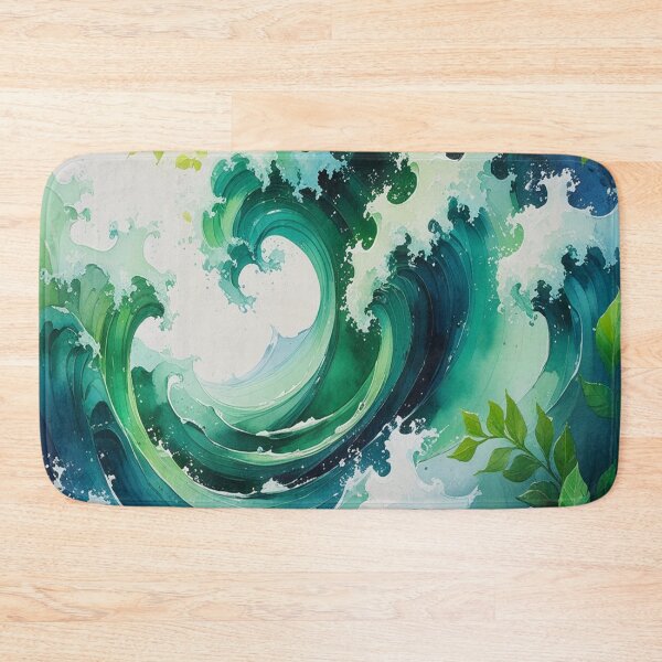 Item preview, Leaf and Waves Pattern designed and sold by saly55887.