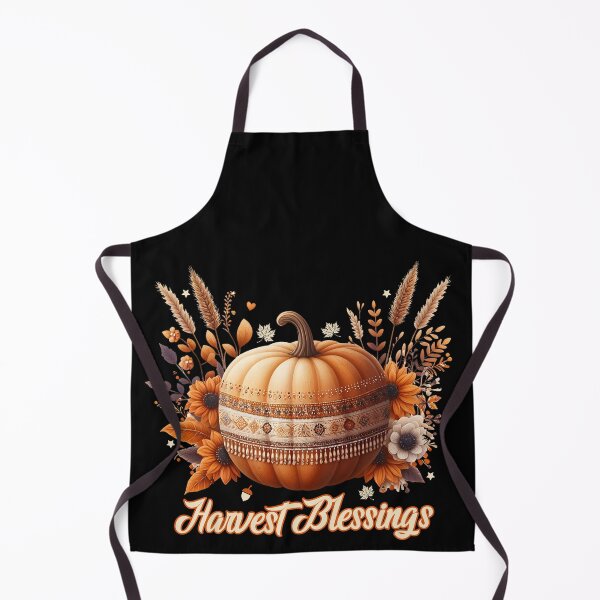 Item preview, Harvest Blessings – Elegant Fall Pumpkin & Autumn Floral Design designed and sold by Dantin.