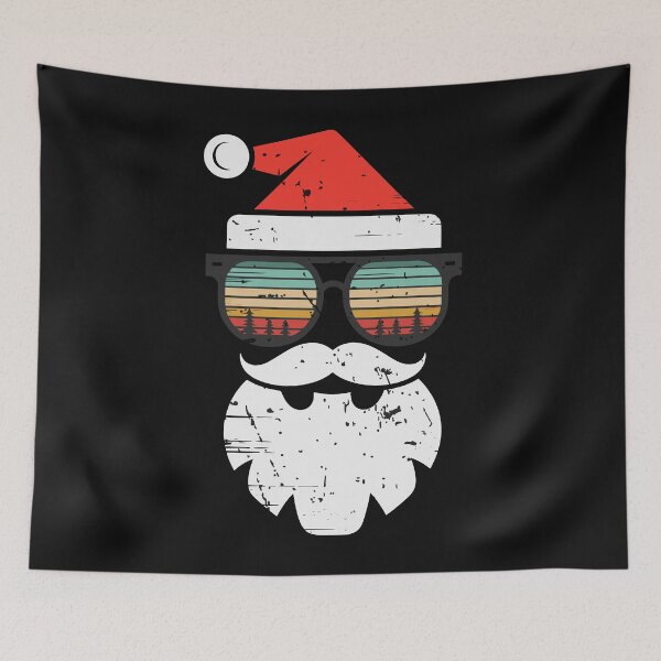 Item preview, Santa Face Retro Sunglasses Christmas Xmas Men Women Kids designed and sold by clothesy7.