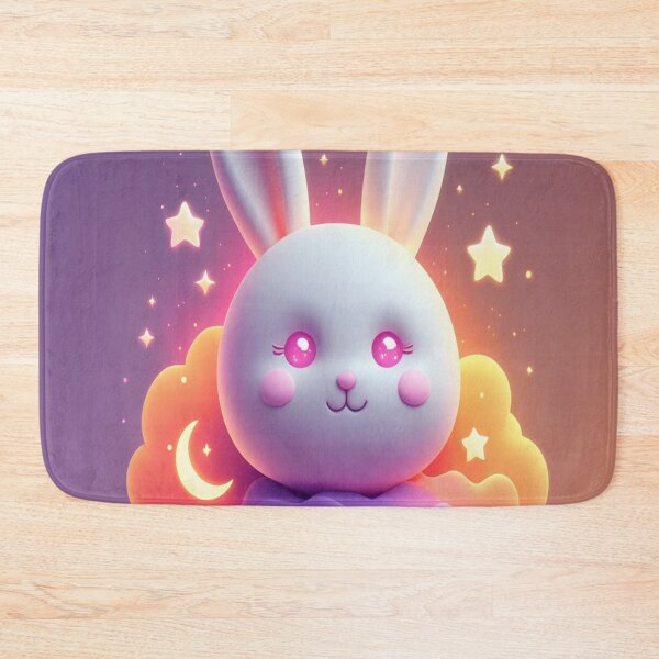 Item preview, Rabbit face pattern on cloud designed and sold by saly55887.