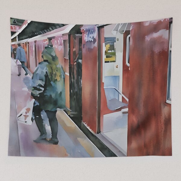 Item preview, Red Routings designed and sold by RCWatercolours.