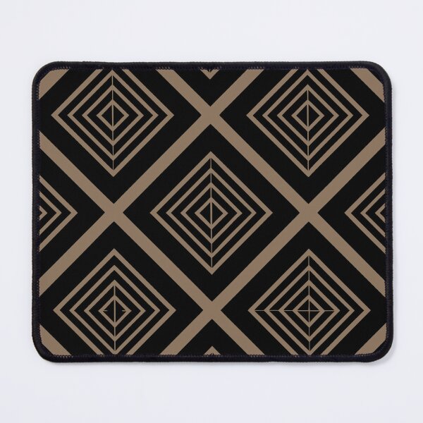 Item preview, MINIMALIST GEOMETIC SQUARE PATTERN - BLACK AND BEIGE designed and sold by trengeee.