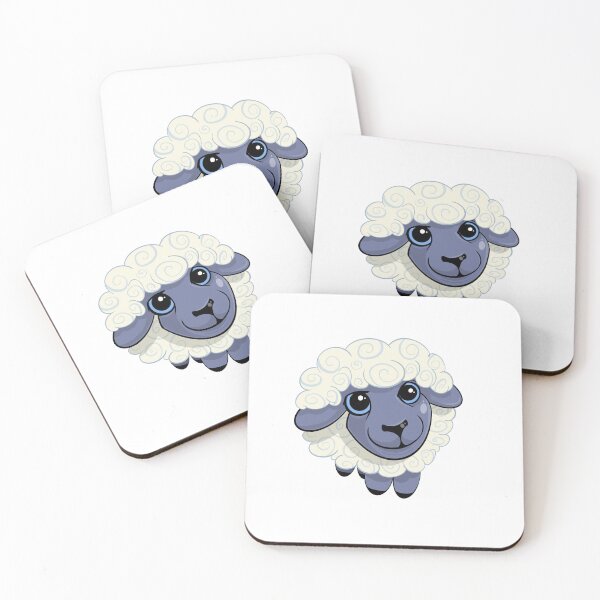 Item preview, Cute Cartoon Fluffy Baby Sheep designed and sold by GeeThang.