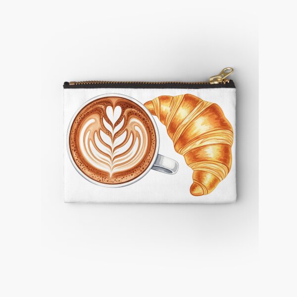Item preview, Latte Art with Croissant designed and sold by Eif53.