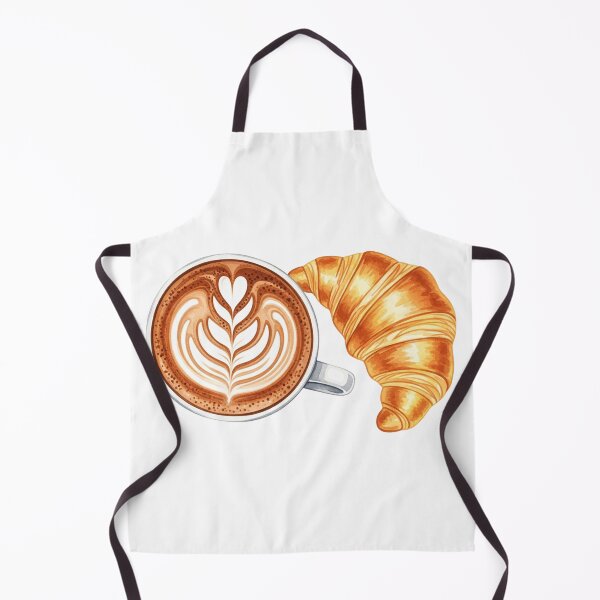 Item preview, Latte Art with Croissant designed and sold by Eif53.