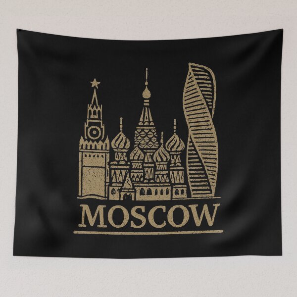Item preview, Moscow skyline - Cities horizons series designed and sold by LuizSilva1983.