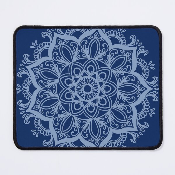 Item preview, Blue Mandala Flora Seamless designed and sold by LifeTU.