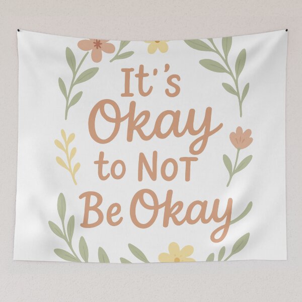 Item preview, It's Okay to Not Be Okay - Student Mental Health Support  designed and sold by Feline Rockstars.