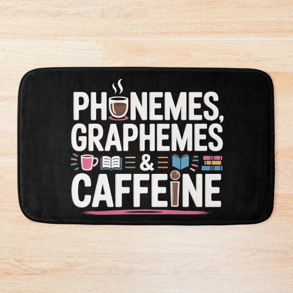 Item preview, Phonemes Graphemes & Caffeine Teacher T-Shirt – Literacy, Coffee, reading teacher, groovy, coffee lovers designed and sold by teevoxx.