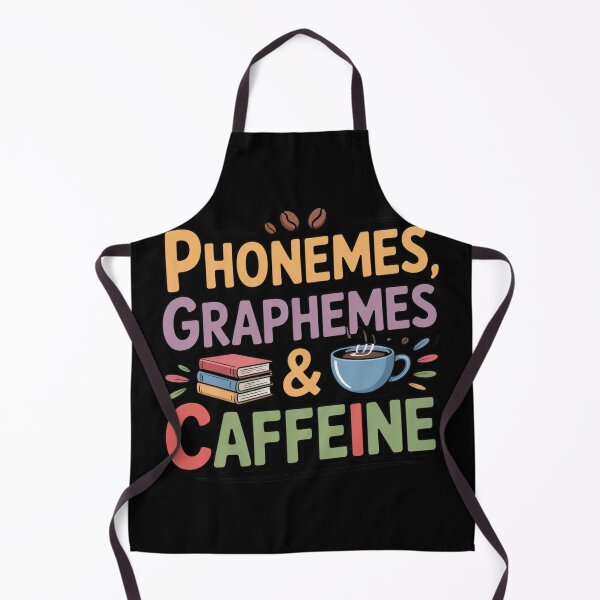 Item preview, Phonemes Graphemes & Caffeine Teacher T-Shirt – Literacy, Coffee, reading teacher, groovy, coffee lovers designed and sold by teevoxx.