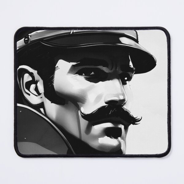 Item preview, Adam Zest Signed Limited Edition:1940's Russian Gay Leather Military "Commander Borisov" Gay Pride Graphic Design designed and sold by ItsAKinkThing.