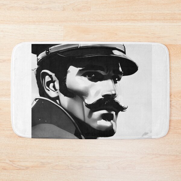 Item preview, Adam Zest Signed Limited Edition:1940's Russian Gay Leather Military "Commander Borisov" Gay Pride Graphic Design designed and sold by ItsAKinkThing.
