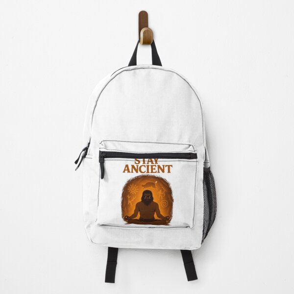 Item preview, Stay Ancient – Temple Meditation Caveman designed and sold by mawelly.