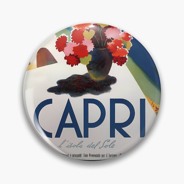 Item preview, Capri Italia Travel Poster 2 | Vintage Italian Coastal Wall Art | Retro Capri Print designed and sold by neildoch.