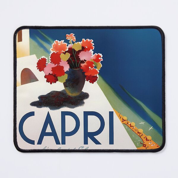 Item preview, Capri Italia Travel Poster 2 | Vintage Italian Coastal Wall Art | Retro Capri Print designed and sold by neildoch.