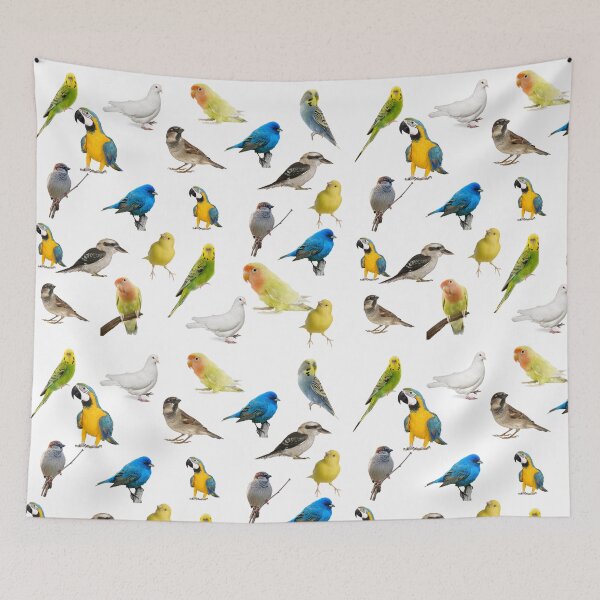 Item preview, Colorful Bird Pattern – Seamless Nature Design for Mugs, Bags, Pillows & More designed and sold by Anahit Petrosyan Art Studio & Unique Print Designs for a Gift.