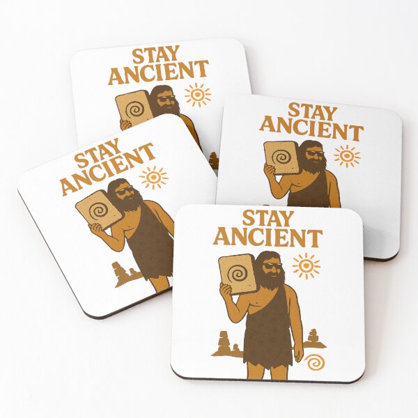 Item preview, Stay Ancient – Spiral Wisdom Caveman designed and sold by mawelly.