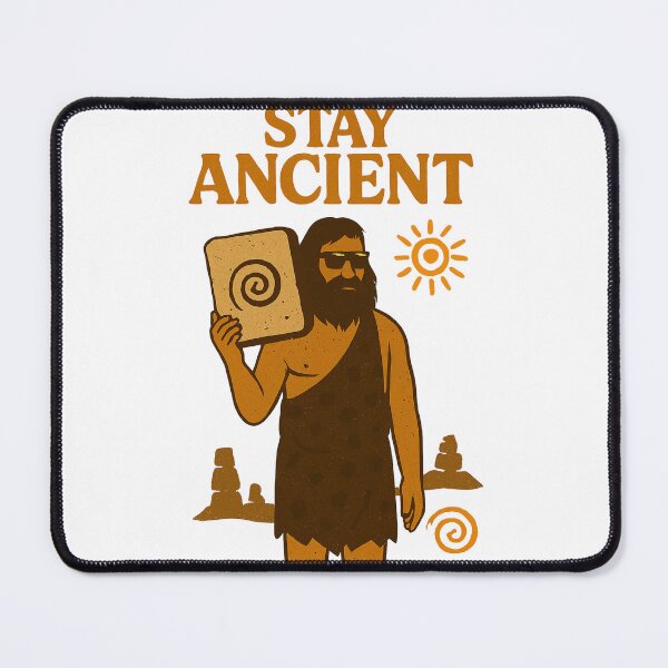 Item preview, Stay Ancient – Spiral Wisdom Caveman designed and sold by mawelly.