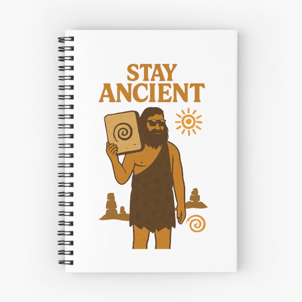 Item preview, Stay Ancient – Spiral Wisdom Caveman designed and sold by mawelly.
