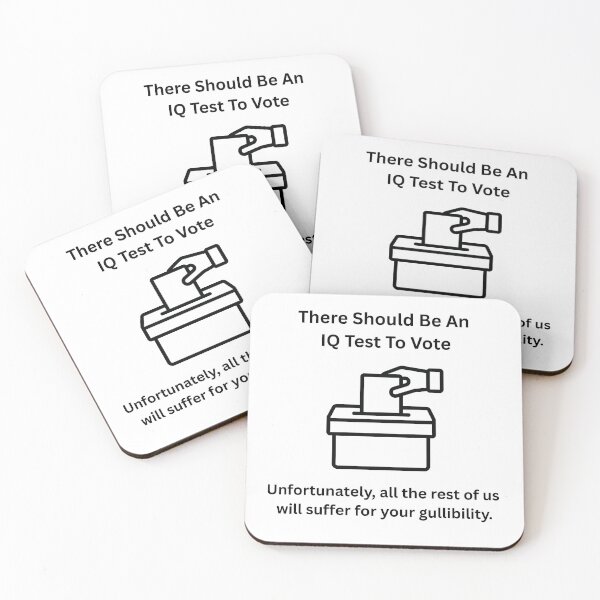 Item preview, There Should Be An  IQ Test To Vote designed and sold by MuscleCarTs.