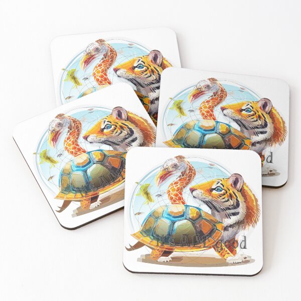 Item preview, Giraffe-Eagle-turtigertle designed and sold by Tigerbuck's.