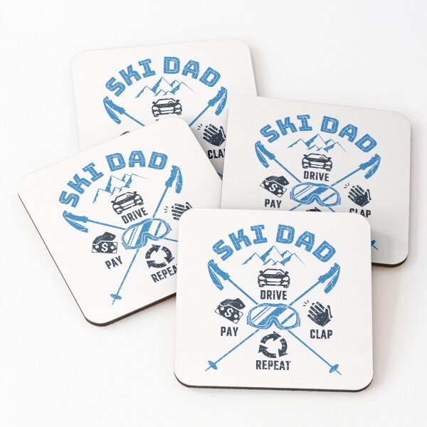 Item preview, Funny Ski Dad Drive Pay Clap Repeat designed and sold by jaygo.