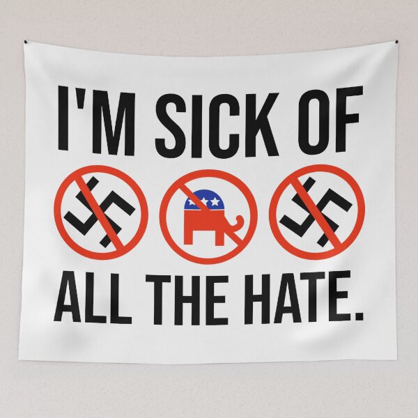 Item preview, I’m sick of all the hate.  designed and sold by Rachel the Artist .