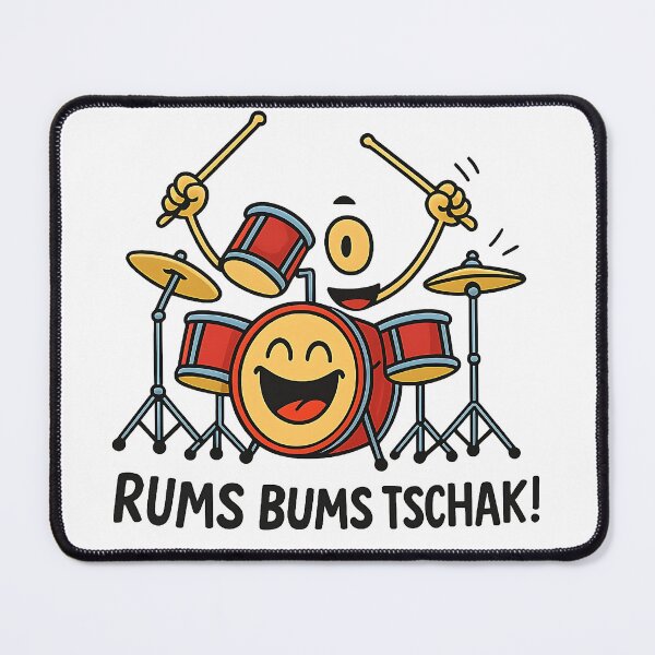 Item preview, Funny drums - RUMS BUMS TSCHAK! designed and sold by MyPixelFun.