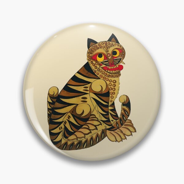 Item preview, Tiger Cutout – Minhwa Hojak-do Korean Folk Art designed and sold by EmeraldeaArt.