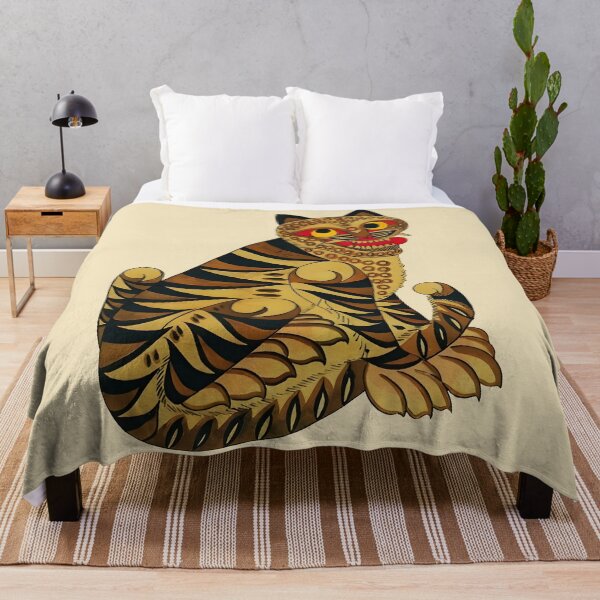 Item preview, Tiger Cutout – Minhwa Hojak-do Korean Folk Art designed and sold by EmeraldeaArt.
