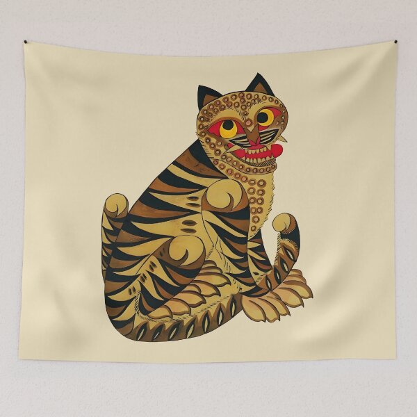 Item preview, Tiger Cutout – Minhwa Hojak-do Korean Folk Art designed and sold by EmeraldeaArt.
