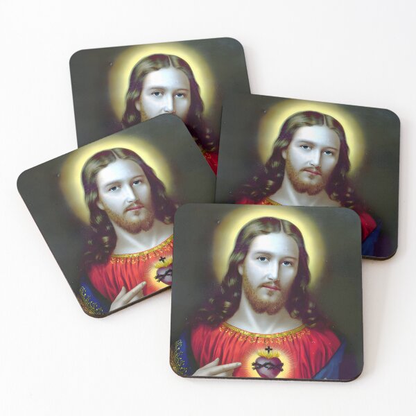 Item preview, English School - The Sacred Heart of Jesus designed and sold by Jon-Baran.