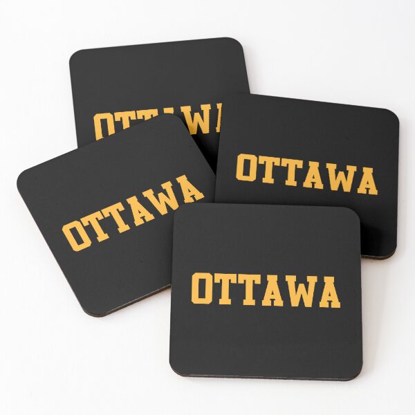 Item preview, Ottawa Bold College Style Typography – Vintage Yellow Text Design designed and sold by Paper Drip.