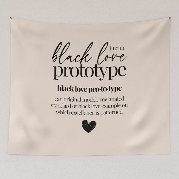 Item preview, BLACK LOVE PROTOTYPE designed and sold by alegnacreates.