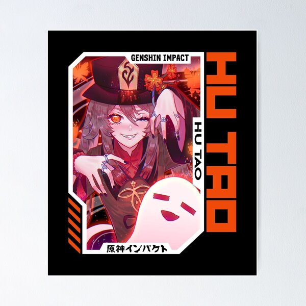 Item preview, Hu Tao - Genshin Impact designed and sold by fractusbarnsley.