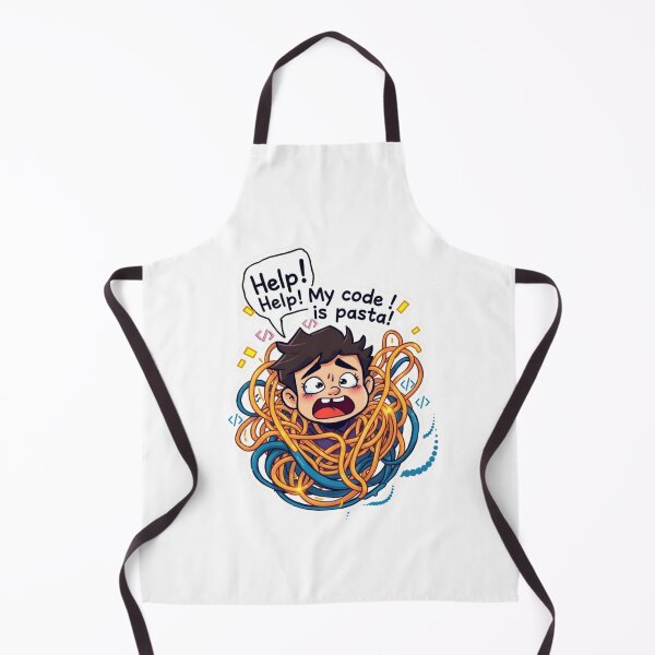 Item preview, Help! My Code Is Pasta – Funny Spaghetti Code Sticker designed and sold by FREELANIX.