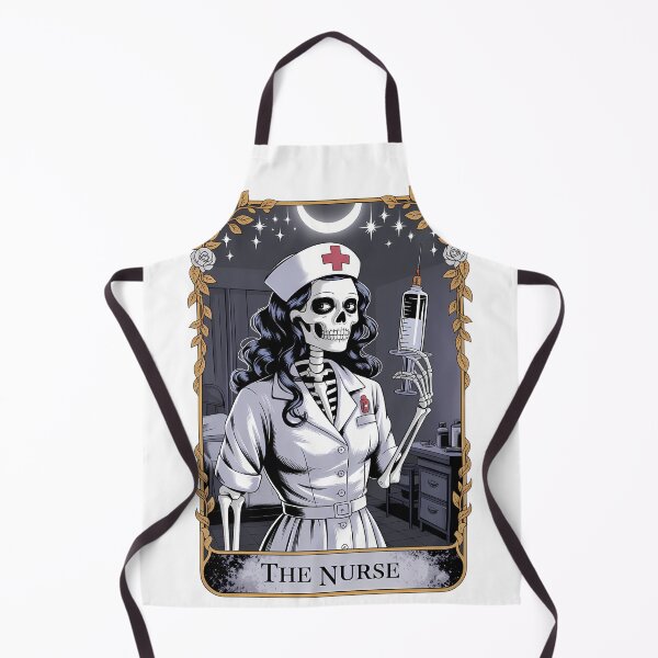Item preview, The Nurse Tarot - Skeleton Nurse - Gothic Dark Art designed and sold by Charlietule.