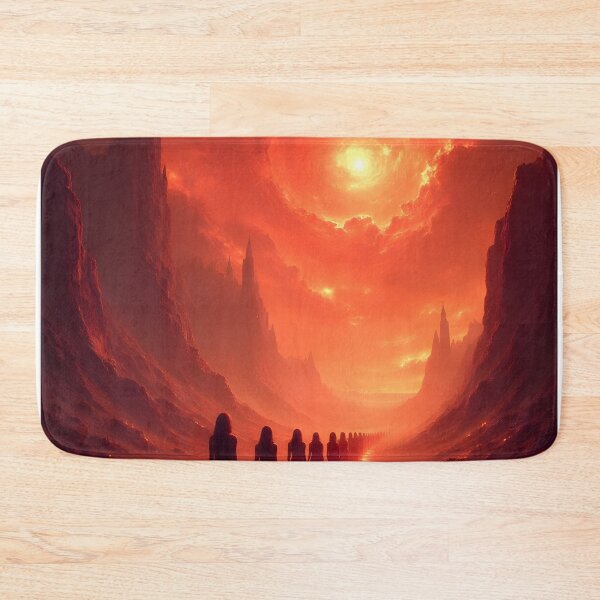 Item preview, The Pilgrimage to the Fiery Abyss designed and sold by oanaunciuleanu.