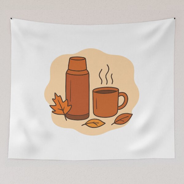 Item preview, Cozy Autumn Coffee designed and sold by TinyDoodles.